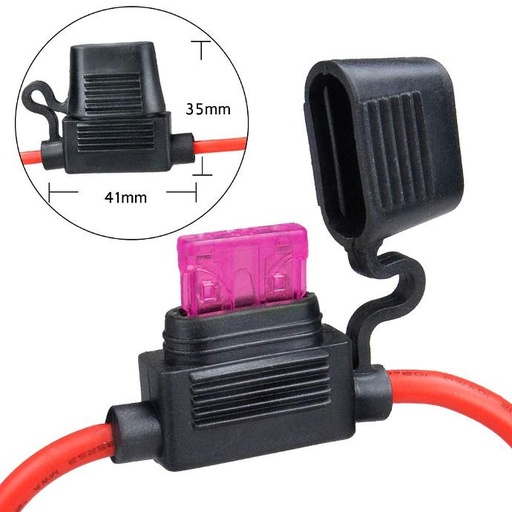 Fuse boite 30Amp incluse (Awg10)